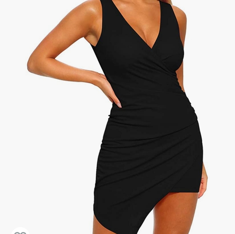 Black cocktail dress